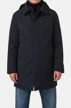 Slim Fit Technical Jersey Coat