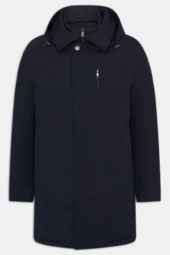Slim Fit Technical Jersey Coat