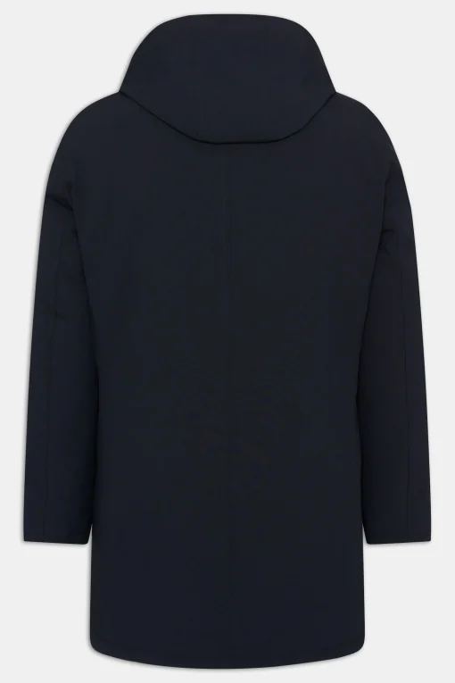 Slim Fit Technical Jersey Coat
