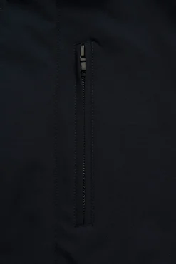 Slim Fit Technical Jersey Coat