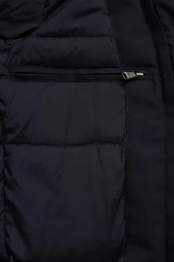 Slim Fit Technical Jersey Coat