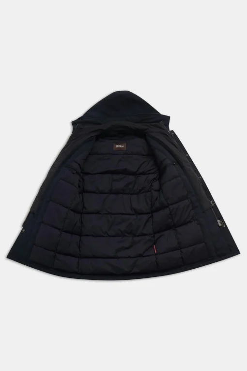 Slim Fit Technical Jersey Coat