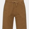 Slim Fit Terry Fabric Shorts