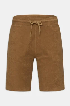 Slim Fit Terry Fabric Shorts