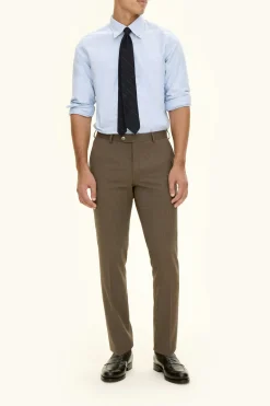 Slim Fit Tropical Wool Trousers