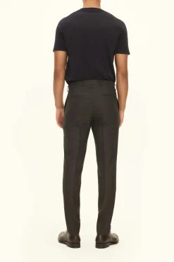 Slim Fit Tropical Wool Trousers