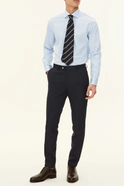 Slim Fit Tropical Wool Trousers