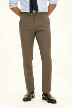 Slim Fit Tropical Wool Trousers