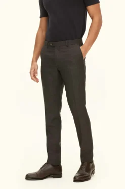 Slim Fit Tropical Wool Trousers