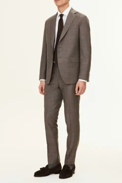 Slim Fit Tropical Wool Trousers