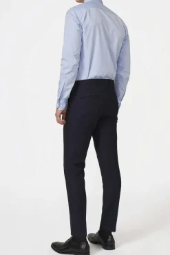 Slim Fit Tropical Wool Trousers