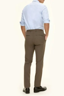Slim Fit Tropical Wool Trousers