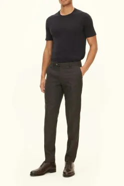 Slim Fit Tropical Wool Trousers