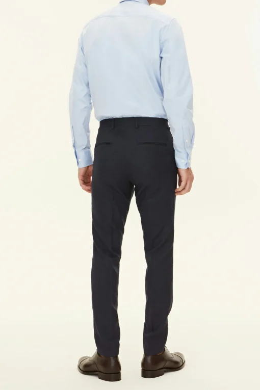 Slim Fit Tropical Wool Trousers