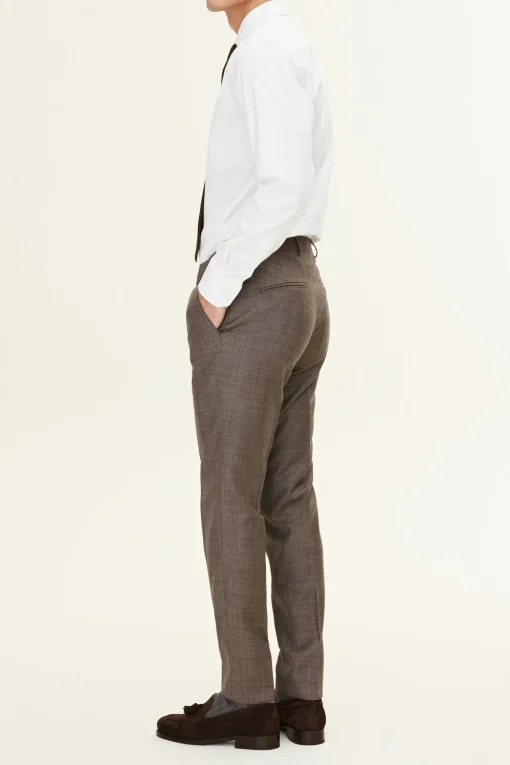 Slim Fit Tropical Wool Trousers