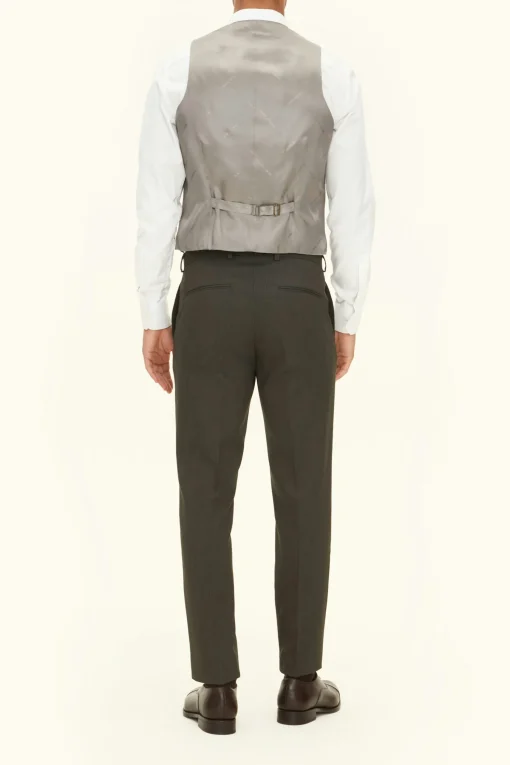 Slim Fit Tropical Wool Trousers