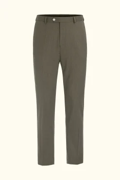 Slim Fit Tropical Wool Trousers