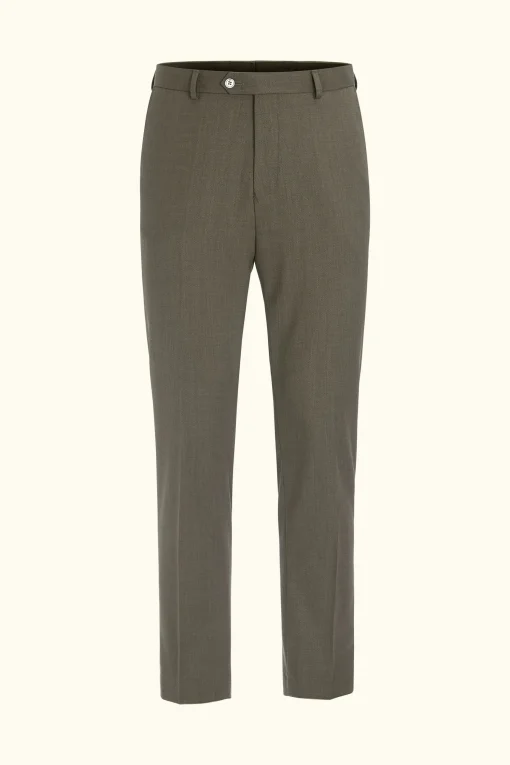 Slim Fit Tropical Wool Trousers