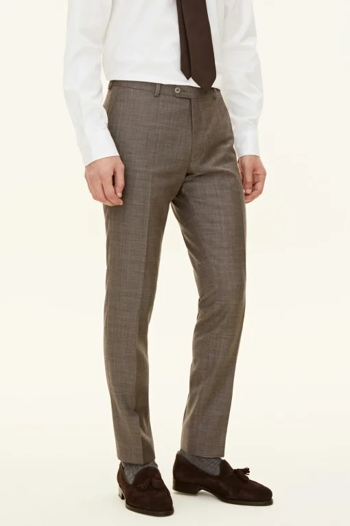 Slim Fit Tropical Wool Trousers
