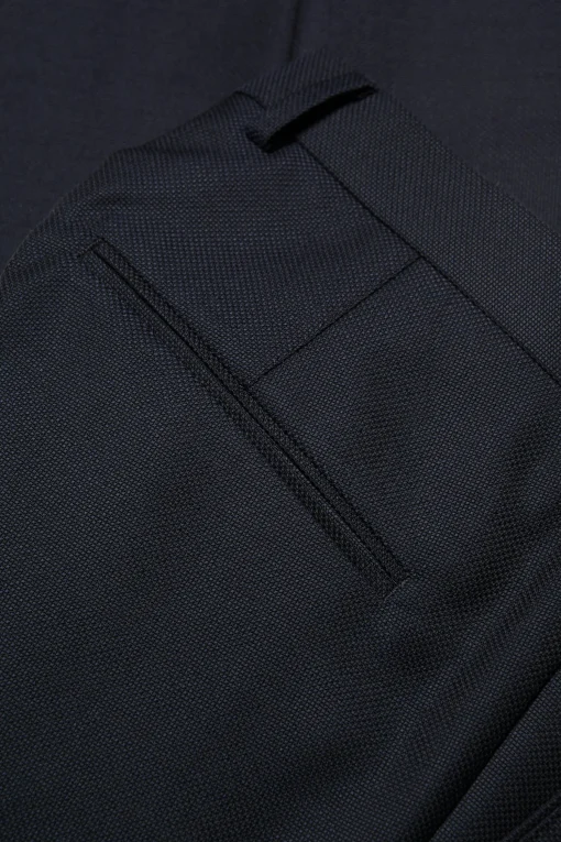 Slim Fit Tropical Wool Trousers