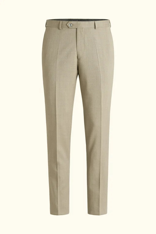 Slim Fit Tropical Wool Trousers