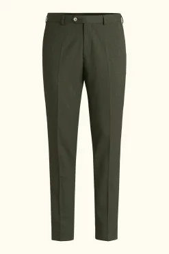 Slim Fit Tropical Wool Trousers