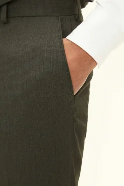 Slim Fit Tropical Wool Trousers
