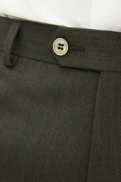 Slim Fit Tropical Wool Trousers