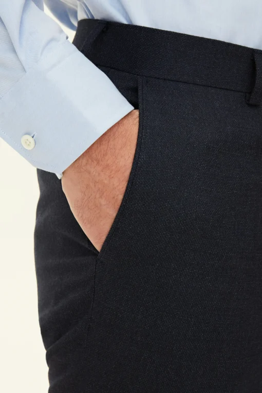 Slim Fit Tropical Wool Trousers