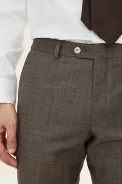 Slim Fit Tropical Wool Trousers
