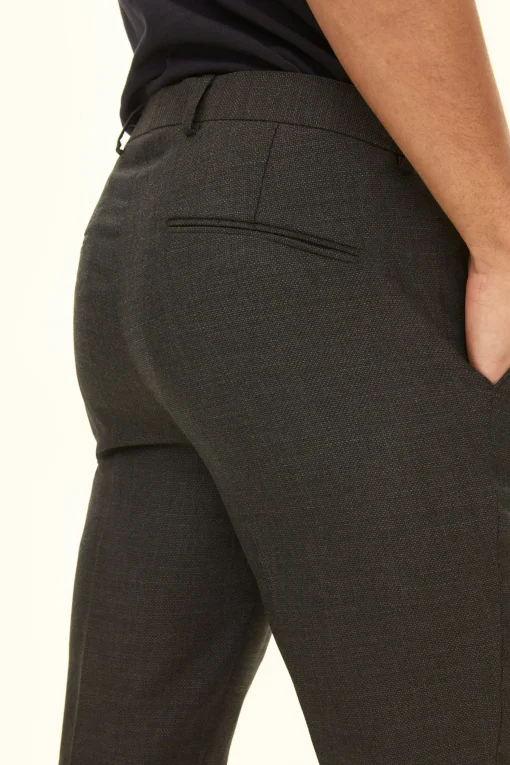 Slim Fit Tropical Wool Trousers