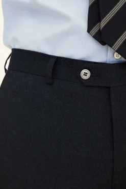 Slim Fit Tropical Wool Trousers