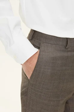 Slim Fit Tropical Wool Trousers