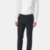 Slim Fit Tuxedo Microstructure Trousers
