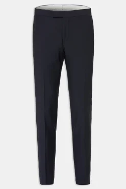 Slim Fit Tuxedo Microstructure Trousers