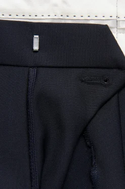 Slim Fit Tuxedo Microstructure Trousers