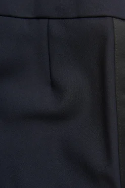Slim Fit Tuxedo Microstructure Trousers