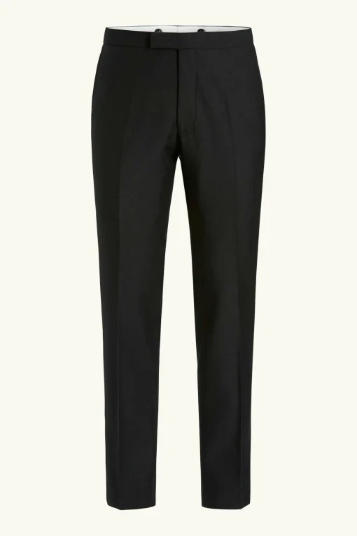 Slim Fit Tuxedo Microstructure Trousers