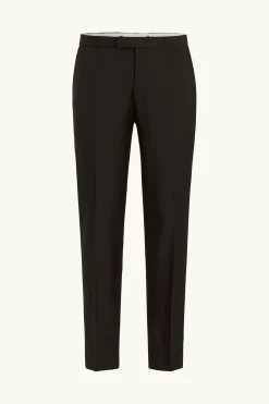 Slim Fit Tuxedo Microstructure Trousers