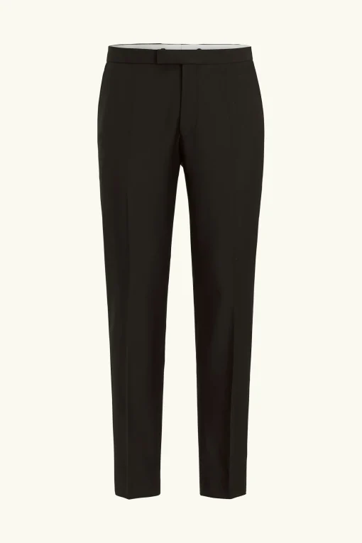 Slim Fit Tuxedo Microstructure Trousers