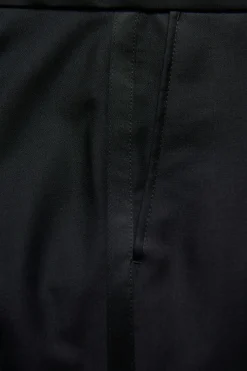 Slim Fit Tuxedo Microstructure Trousers