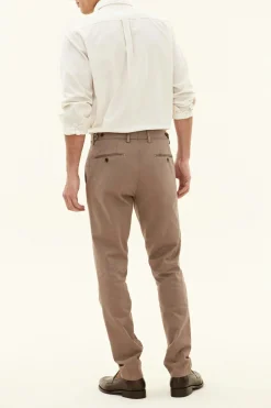 Slim Fit Twill Trousers
