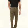 Slim Fit Twill Trousers