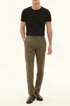 Slim Fit Twill Trousers