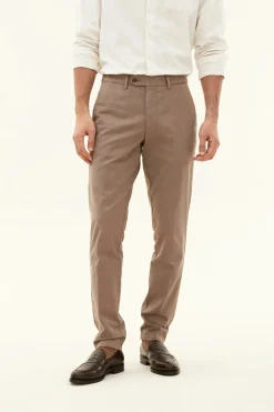 Slim Fit Twill Trousers