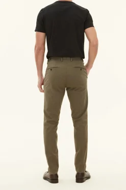 Slim Fit Twill Trousers