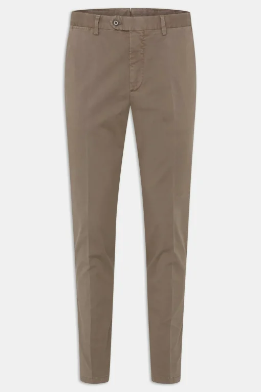 Slim Fit Twill Trousers
