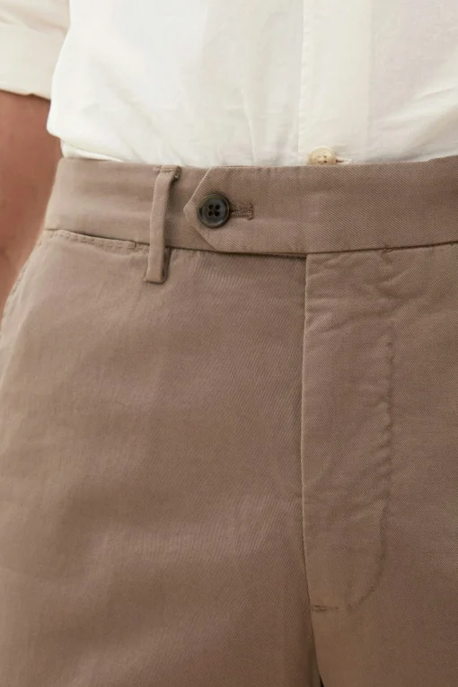 Slim Fit Twill Trousers