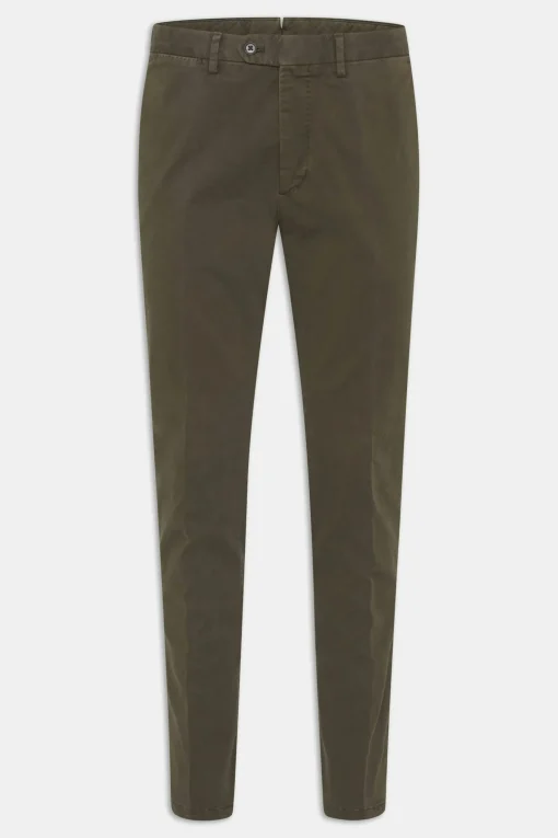 Slim Fit Twill Trousers