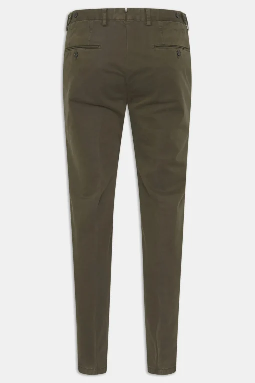 Slim Fit Twill Trousers